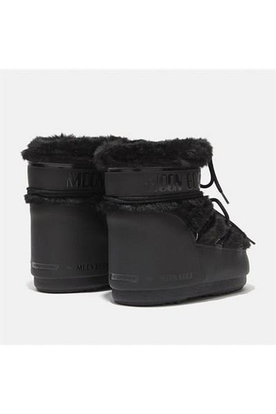 MOON BOOT Icon Low Faux Fur Women's Snow Boots-14093900Blk