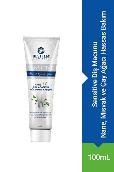 BESTTEM Diş Macunu – Nane, Çay Ağacı Ve Misvak Içerikli Ferahlık | 100 ml