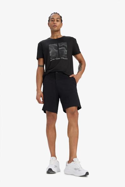 DeFacto DeFactoFit Standart Fit Sporcu Kısa Paça Şort B1170AX24SP