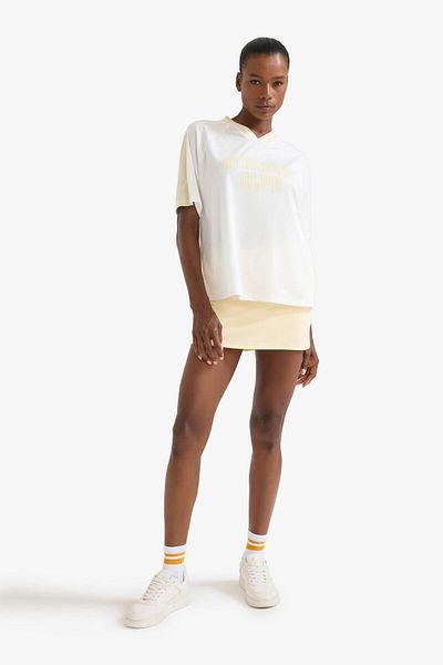 DeFacto Defactofit Standard Fit Mini Skirt with Leggings Inside E3360Ax25Sm