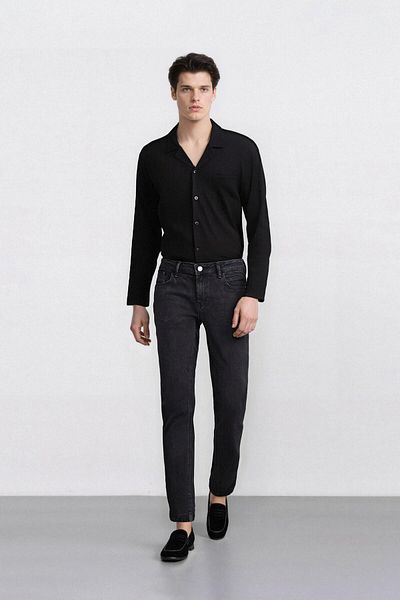 DeFacto Pantaloni de jeans Carlo Skinny Fit, talie normală, picior subțire