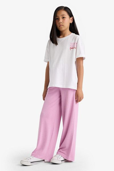DeFacto Pantaloni cu picioare largi pentru fete cu buzunare E8294A825AU