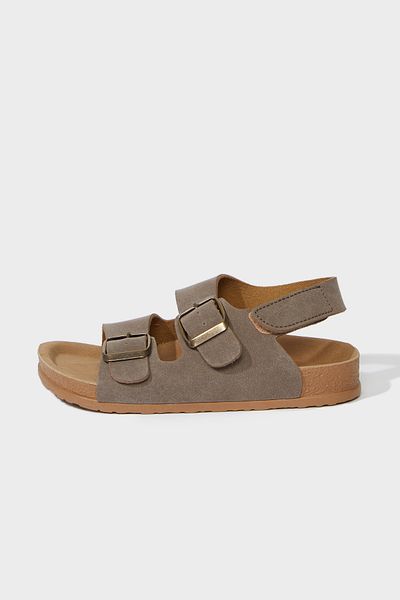 DeFacto Sandale cu talpă plată cu velcro pentru băieți C2786A824SM