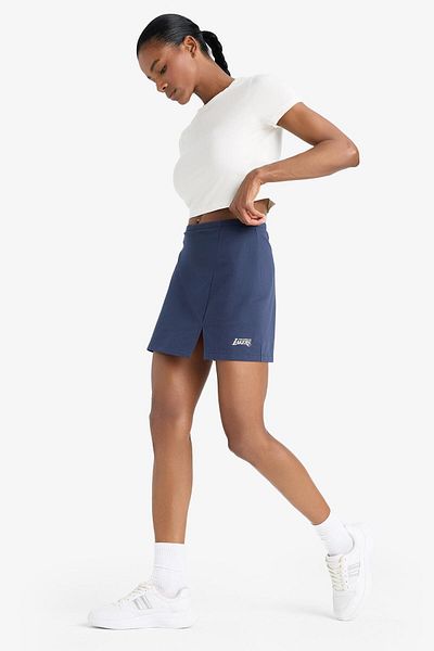 DeFacto Defactofit Nba Los Angeles Lakers Standard Fit Mini Skirt with Leggings Inside E3622Ax25Sm