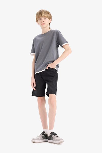 DeFacto Pantaloni scurți Jean pentru băiat D7898A825SP