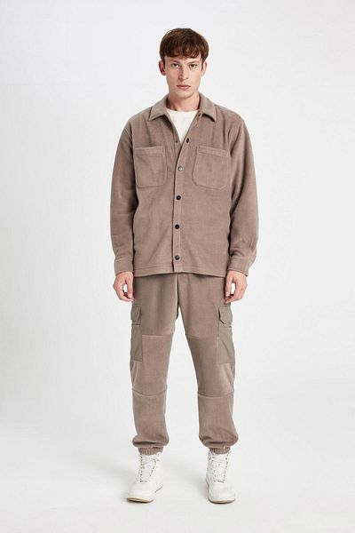 DeFacto Pantaloni de trening Polar Regular Fit - Talie elastică și buzunare cargo A7040ax24au