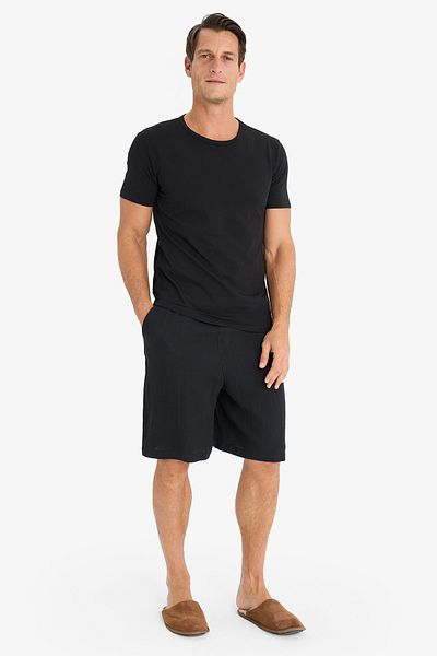 DeFacto Tricot de corp de bază cu mânecă scurtă, slim fit