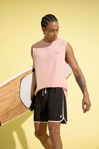 DeFacto Defactofit Regular Fit Flexible Textured Short Length Sea Shorts D9631Ax25Hs