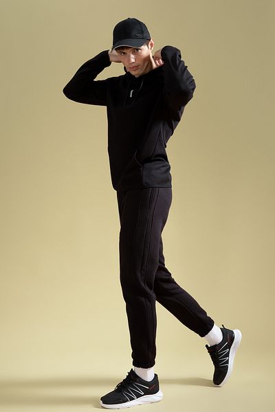 DeFacto Standard Fit Jogger Sweatpants - Lace-Up Waist, Elastic Leg, Straight Pocket Y2283Az23Au