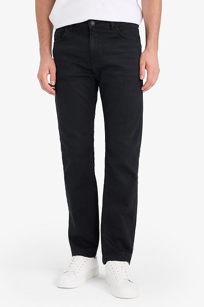 DeFacto Pantaloni de jeans Sergio cu talie normală, cu talie normală