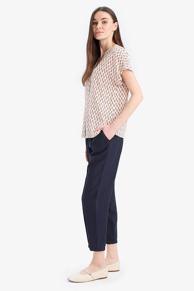 DeFacto Elastic Waist Lace-Up Basic Straight Leg Jogger Pants D2573Ax25Sp