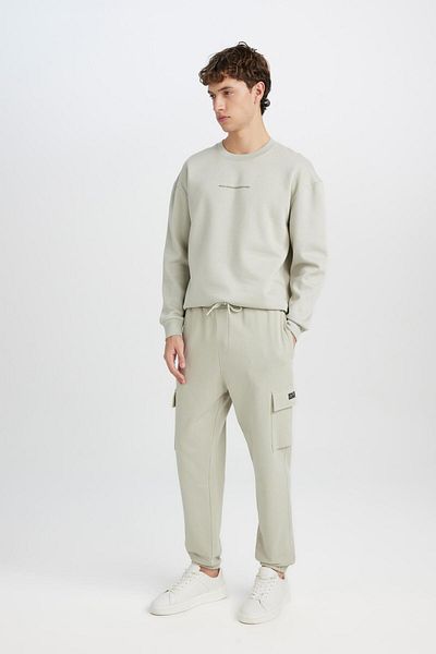 DeFacto Pantaloni de sport Jogger Regular Fit - Buzunar cargo și picior elastic D5252AX25SP