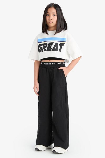 DeFacto Girl Wide Leg Wide Leg Cotton Pants E1750A825Sm