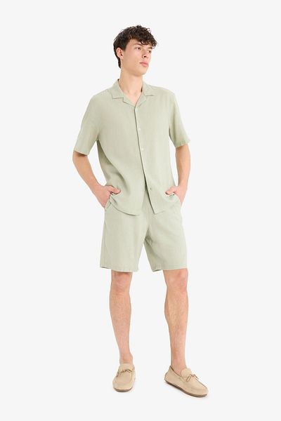 DeFacto Бермуди с вързана талия Relax Fit D9913AX25AU
