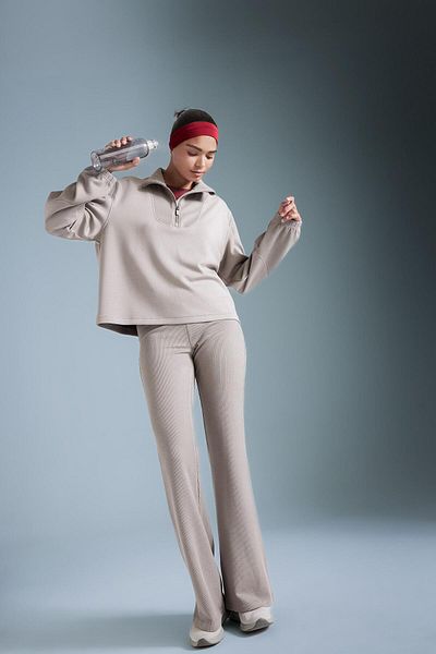 DeFacto DeFactoFit Flare Fit Pantaloni modal cu picior spaniol de lungime standard D0389AX24AU