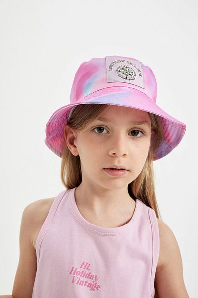 DeFacto Girl's Embroidered Cotton Bucket Hat Z3508a623sm