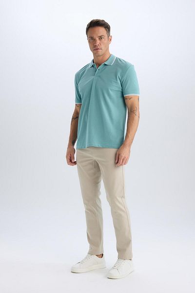 DeFacto Брюки чиносы Полотняні брюки Slim Fit Облягаючі брюки Slim Fit Кишені Прямі штани C2401ax24sp