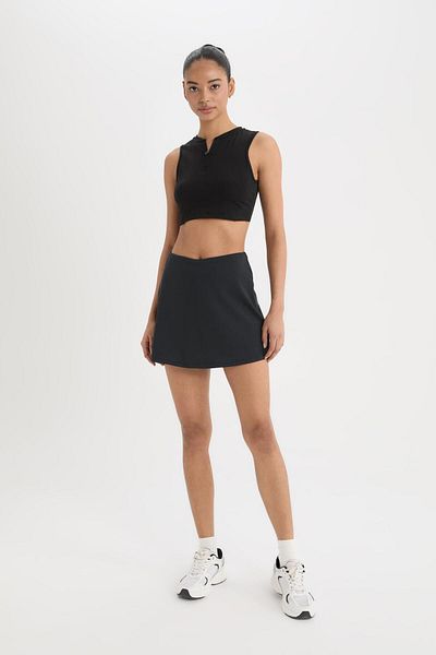 DeFacto Defactofit Standard Fit Mini Skirt with Leggings Inside E3360Ax25Sm