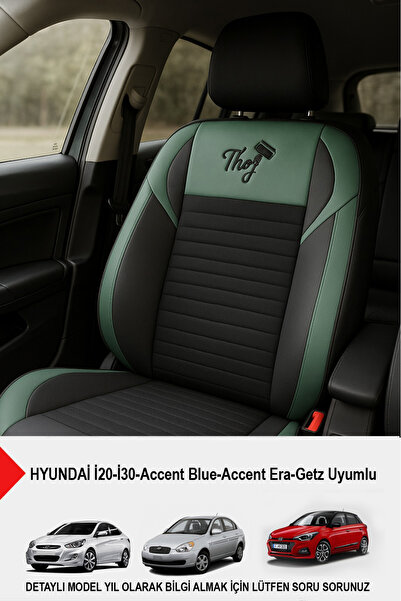 GM-DESIGN Thor Tay Tüyü Oto Koltuk Kılıfı (HYUNDAİ İ20-İ30-Accent-Blue-Era-Ge...