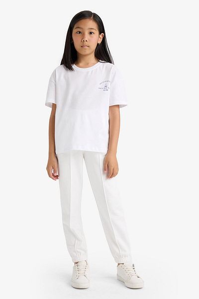 DeFacto Κοριτσίστικο ελαστικό στη μέση Basic Plain Jogger Sweatpants X9036A625AU