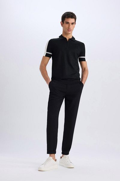 DeFacto Jogger Zippered Leg Summer Fabric Trousers E4779Ax25Sm