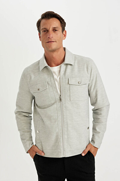 DeFacto Slim Fit Polo Yaka Mont