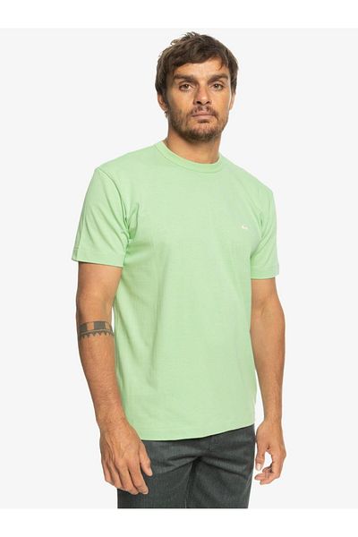 Quiksilver Essentials Men's Green Crew Neck T-shirt