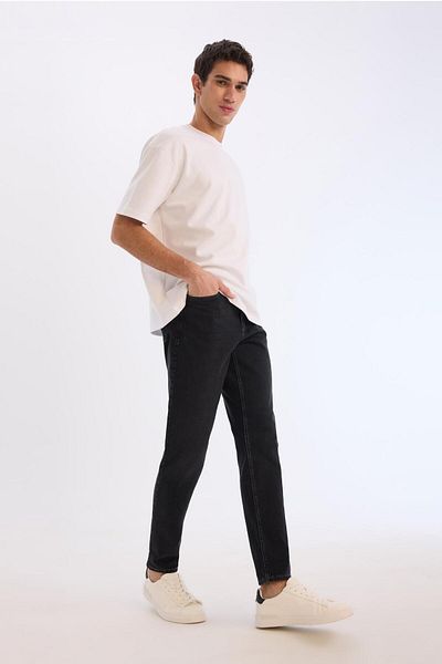 DeFacto Slim Tapered Fit Tight Fit Regular Waist Shrinking Leg Jeans D9335Ax25Sp
