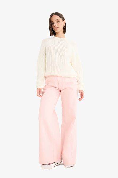 DeFacto Πλεκτό πουλόβερ Cool Relax Fit Crop