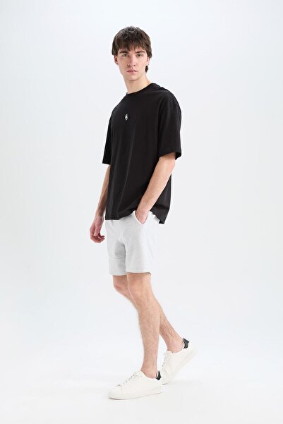 DeFacto Slim Fit Dar Paça Basic Şort W7965az23sm