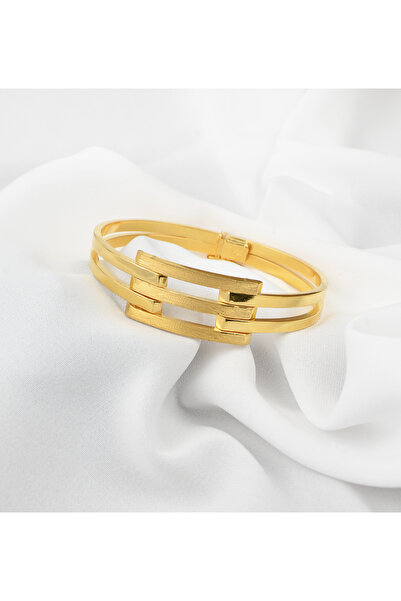 17 gr (gram) 3 sıralı kaburga kelepçe 22 ayar altın