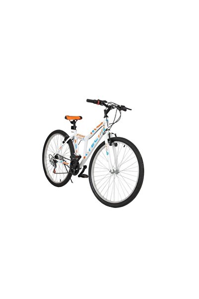 Belderia Bisiklet Strong 24" Jant 21 Vites Erkek Dağ Bisikleti Beyaz - Turuncu