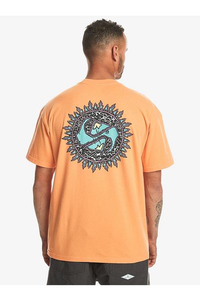 Quiksilver Tricou portocaliu pentru bărbați Spin Cycle Ss Eqyzt07653-25178