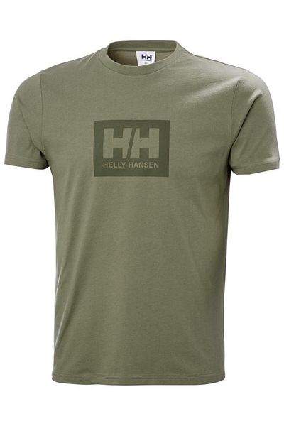 Helly Hansen Мъжка зелена тениска с кръгло деколте Box