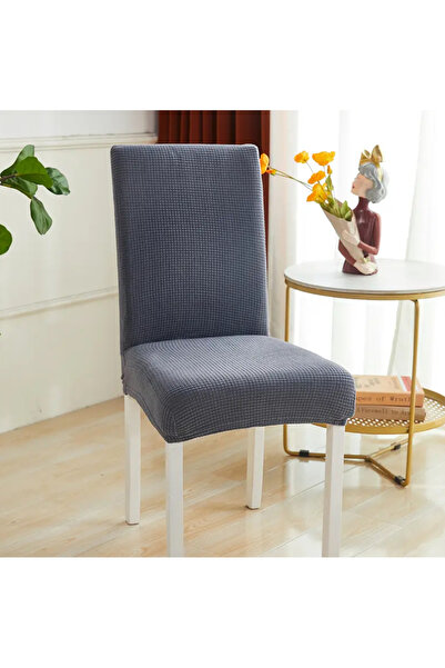 HaNemCe Husa scaun din Lycra gri - Lavabila 1 bucata