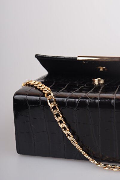 weem bag Geanta de dama romana cu curea cu lant de crocodil Weembag