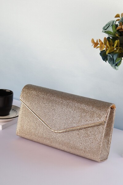 weem bag إليسارا EB0405 |   حقيبة محفظة أنيقة ذات طية مزخرفة