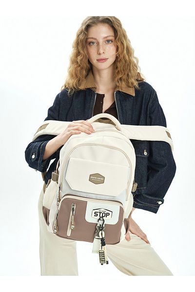 Pierre Cardin Girl's Multi-Eye Backpack School Bag 07Pc1916