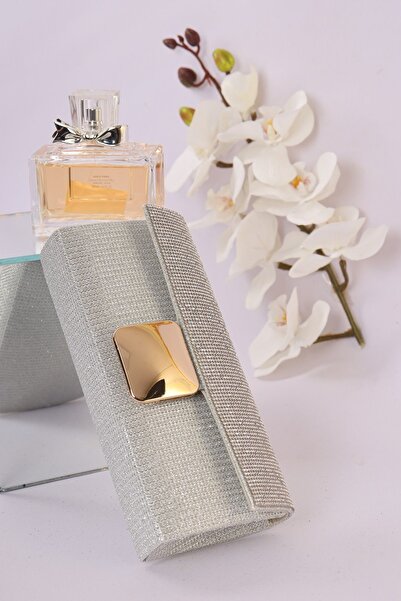 weem bag إليسارا EB0254 |   حقيبة سهرة مخططة من حجر كوبرا