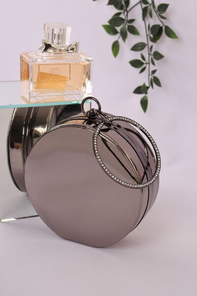 weem bag إليسارا EB0155 |   حقيبة سهرة بسوار لامع من آينا