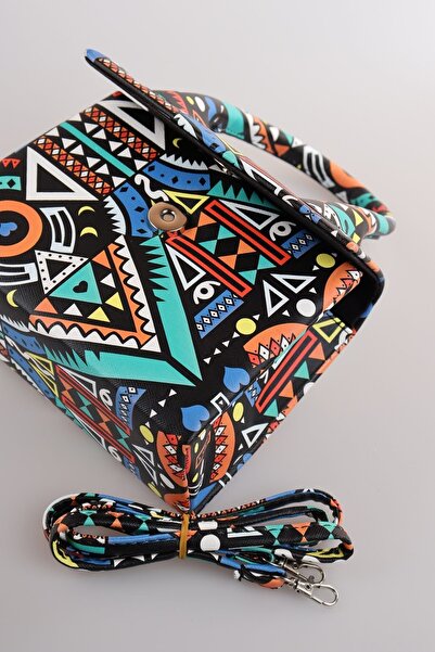 weem bag Geantă pentru femei Weembag Totem Pattern Palermo cu un singur mâner