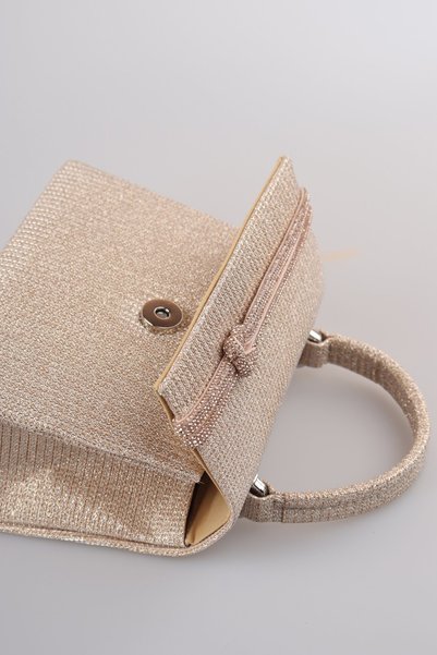 weem bag Elysara Eb0261 |   Striped Chupra Stylish Handle Knot Striped Evening Bag