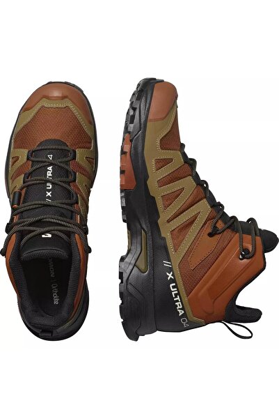 Salomon X Ultra 4 Mid GTX Gore-Tex ®   L41294100 Patika Tırmanış Ανδρικές μπότες εξωτερικού χώρου ΠΡΑΣΙΝΟ