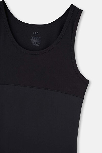 Dagi Αθλητής μαύρου ανδρικού κορσέ