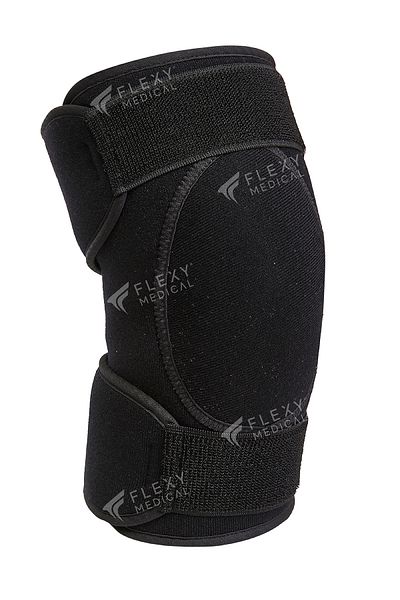 Flexy Medical Athlete Knee Brace Pad Supported Knee Bandage - Athlete Impact Protector Knee Sleeve - Knee Pain, Sports, Muscle, Joint