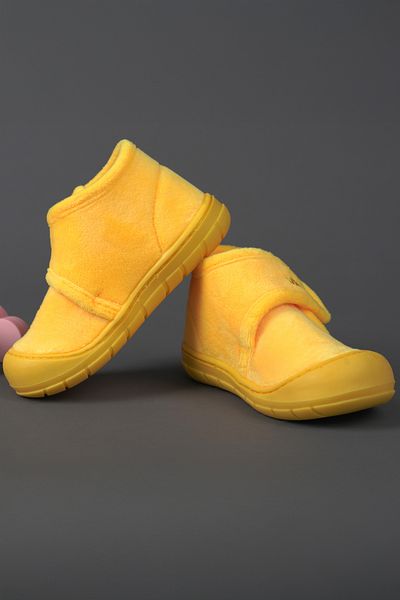 Vicco Comfortable Yellow Slippers for Unisex Children and Baby - Color Basic Model