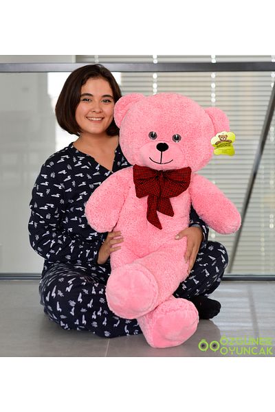 Junior Toys دمية دب قطيفة كبيرة مقاس 100 سم إنتاج محلي تريندسيل 226456