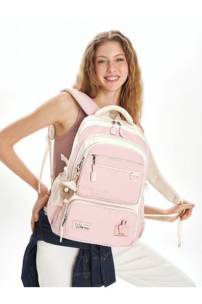 Pierre Cardin Unisex Children's Multi-Eye Backpack School Bag 07Pc1990