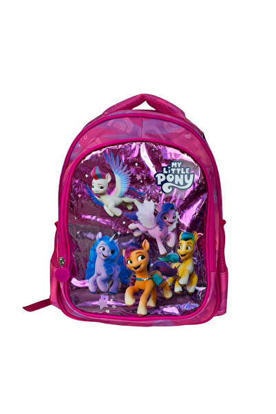 MY LITTLE PONY Детска раница с цип и лицензиран принт на пони - с много отдел...