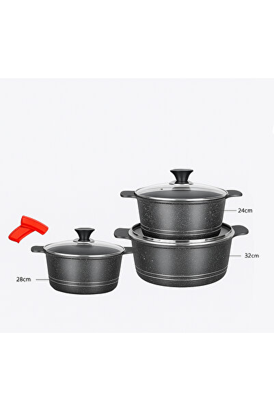 SONEX Die Cast Aluminum Non-Stick Omega Super Set 8pcs, Induction Ready